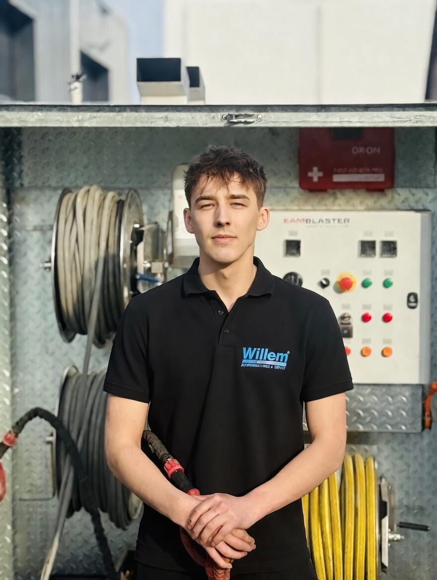 Willem Loosman, oprichter en technicus van Willems Scrubbers